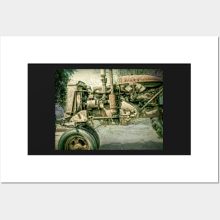 Country Time Memories Antique Tractor photograph Posters and Art